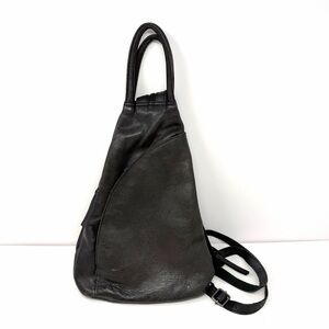 Free People Black Leather We The Free Soho Convertible Sling Bag Backpack GUC